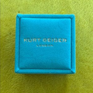 Kurt Geiger London Teal Velvet Box